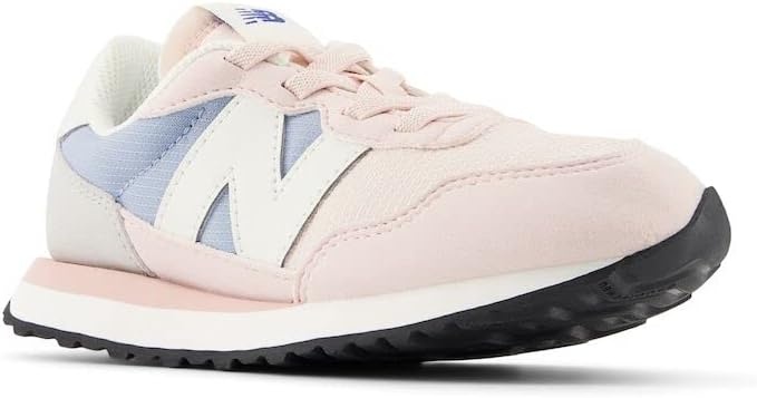 image:imageNew Balance Kids Kids 237 Bungee Lace SneakerQuartz PinkLight Arctic Grey