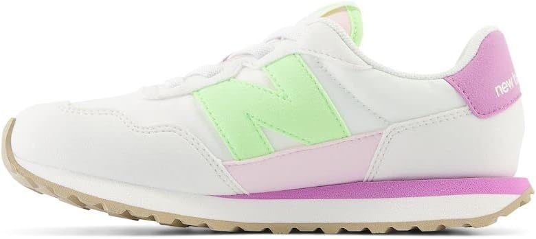 image:imageNew Balance Kids Kids 237 Bungee Lace SneakerReflectionCapricornMint Flash