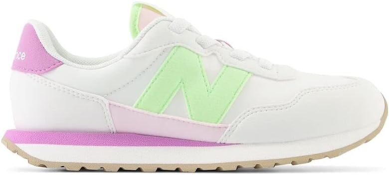 image:imageNew Balance Kids Kids 237 Bungee Lace SneakerReflectionCapricornMint Flash