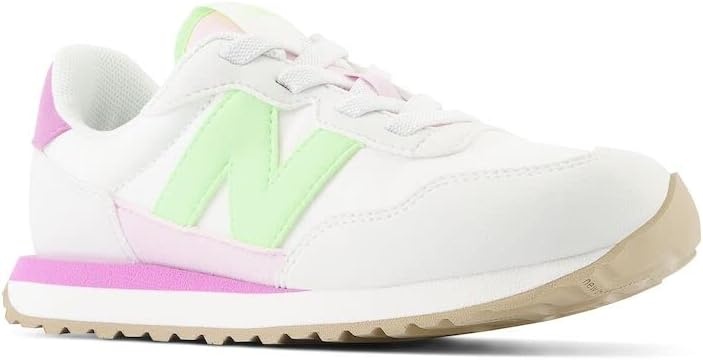 image:imageNew Balance Kids Kids 237 Bungee Lace SneakerReflectionCapricornMint Flash