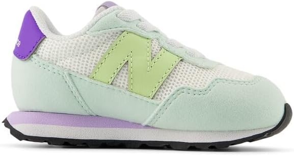 image:imageNew Balance Kids Kids 237 Bungee Lace SneakerSea SaltDry Lime