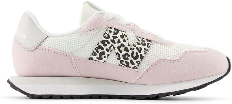 image:imageNew Balance Kids Kids 237 Bungee Lace SneakerSea SaltStone Pink