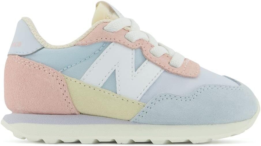 image:imageNew Balance Kids Kids 237 Bungee Lace SneakerStarlightMorning FogPink Haze