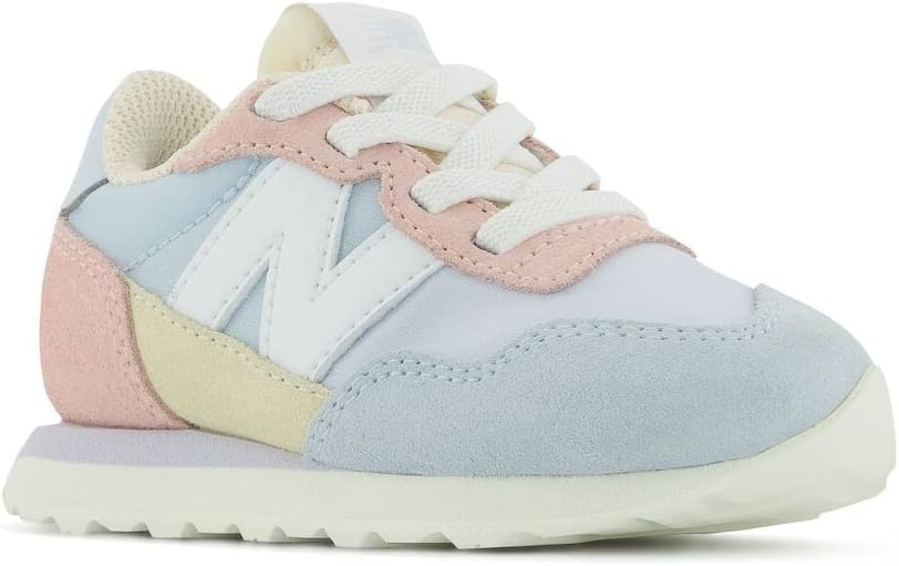 image:imageNew Balance Kids Kids 237 Bungee Lace SneakerStarlightMorning FogPink Haze