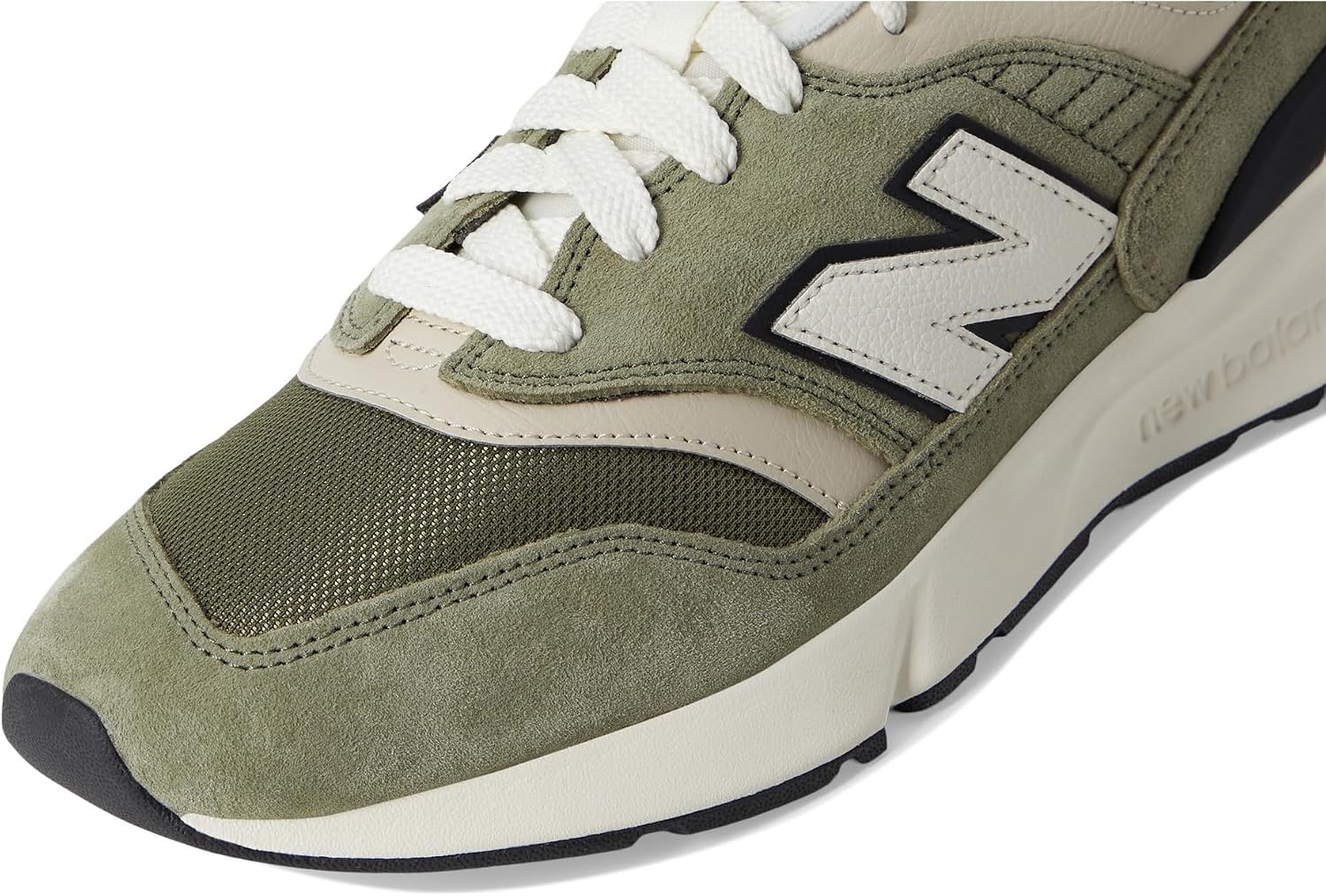 image:imageNew Balance Mens 997H SneakerDark OlivineSea Salt