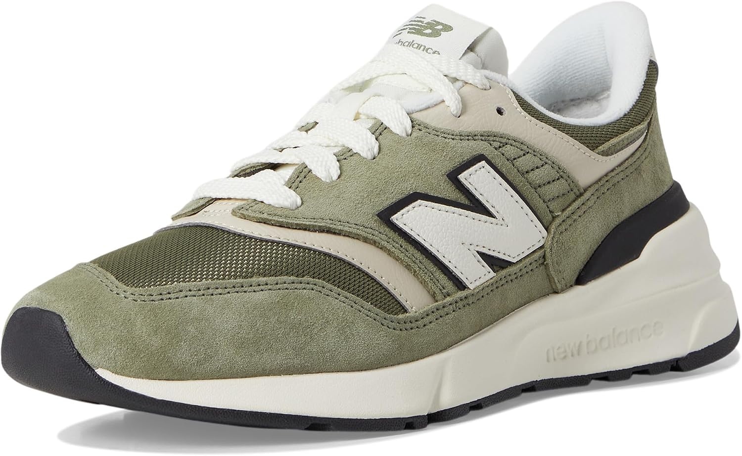 image:imageNew Balance Mens 997H SneakerDark OlivineSea Salt
