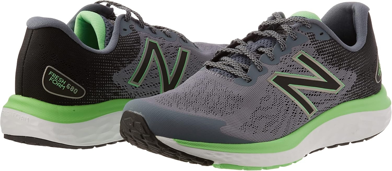 image:imageNew Balance Mens Fresh Foam V1 Slide SandalOcean GreyBlackVibrant Spring