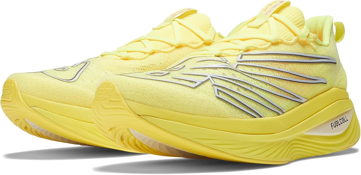 image:imageNew Balance Mens FuelCell Supercomp Elite V3Cosmic PineappleWhite IridescentDark Silver Metallic