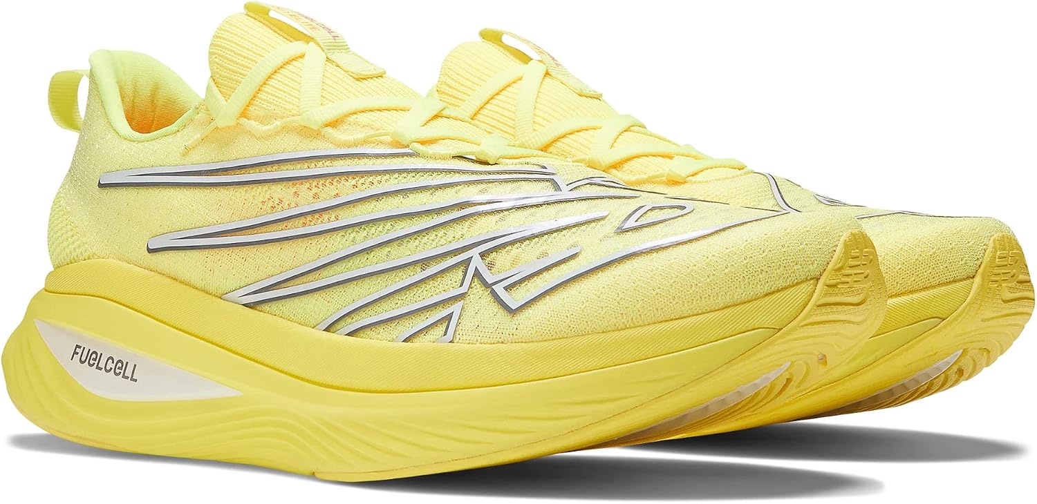 image:imageNew Balance Mens FuelCell Supercomp Elite V3Cosmic PineappleWhite IridescentDark Silver Metallic