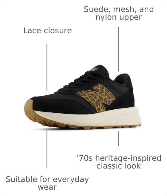 image:imageNew Balance Unisex Adult 370 V1BlackGum 000