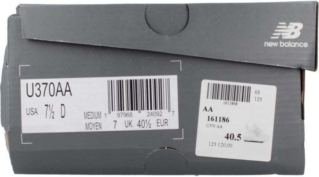 image:imageNew Balance Unisex Adult 370 V1Off White Grey