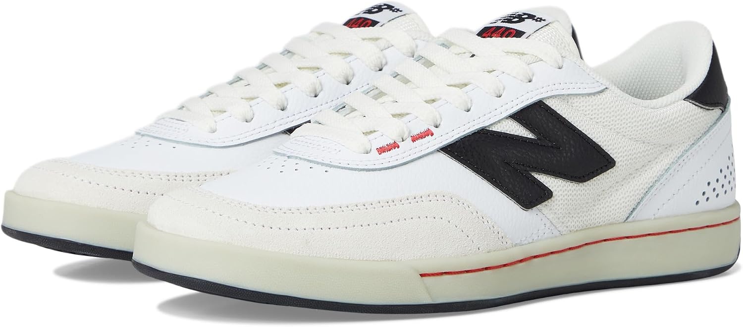 image:imageNew Balance Unisex Adult 440 V2 Skate ShoesWhiteBlack