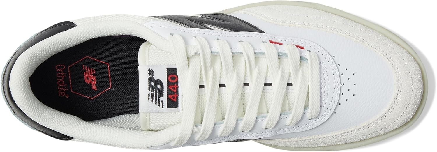 image:imageNew Balance Unisex Adult 440 V2 Skate ShoesWhiteBlack