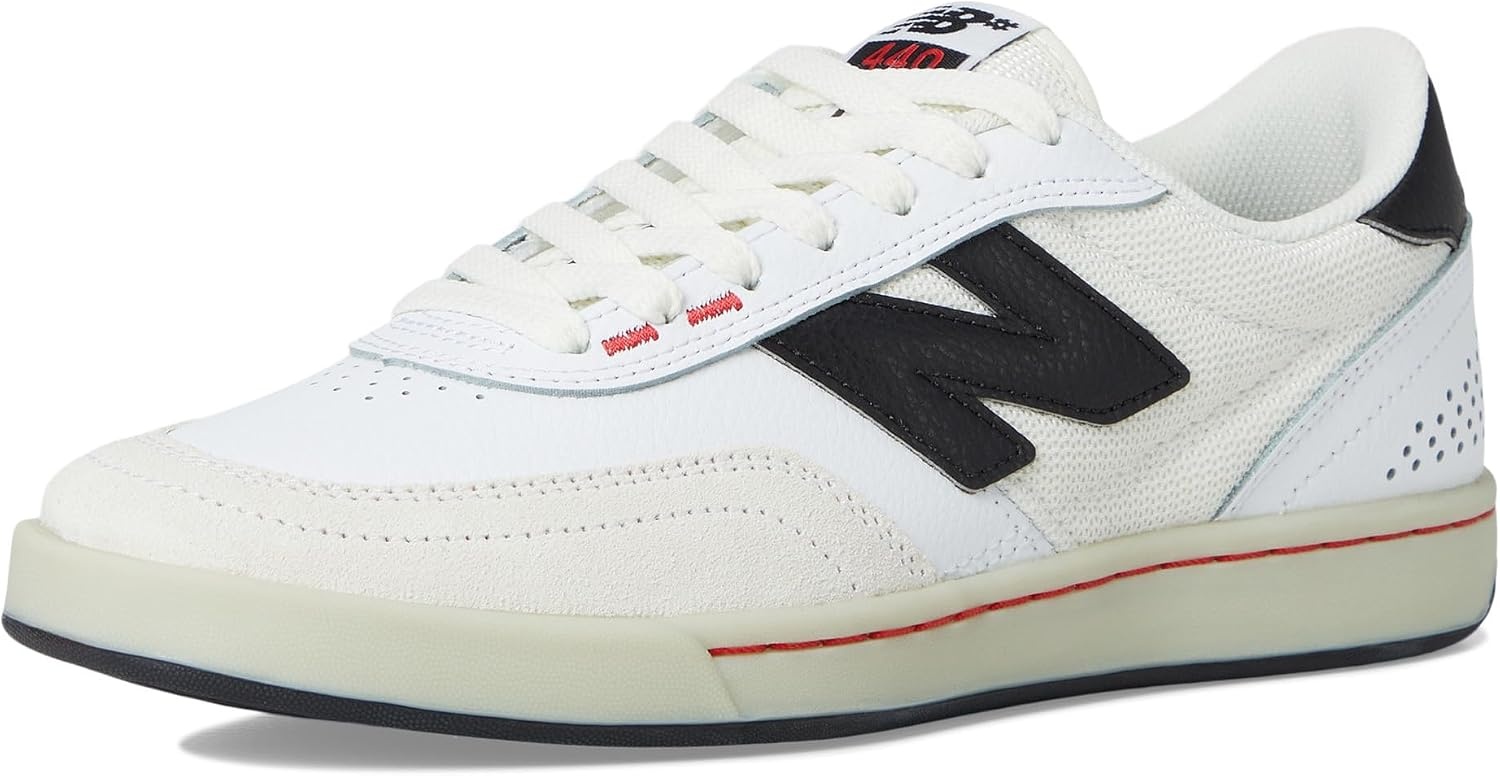 image:imageNew Balance Unisex Adult 440 V2 Skate ShoesWhiteBlack