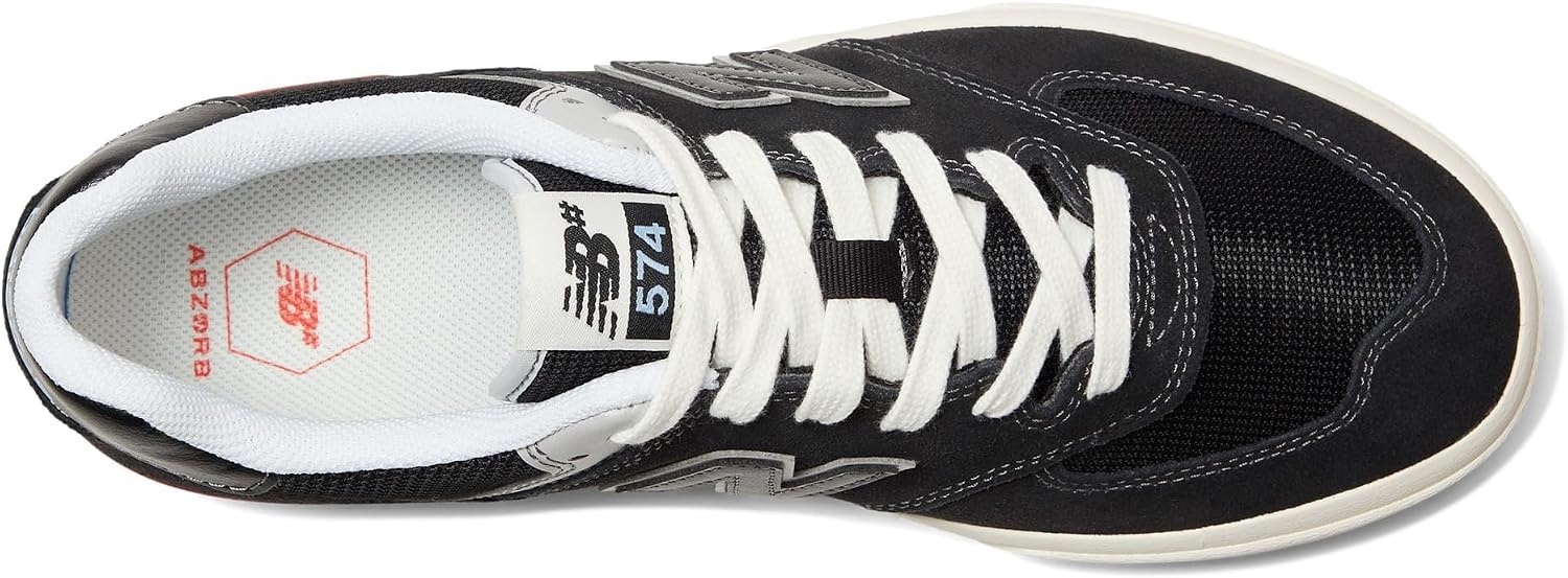 image:imageNew Balance UnisexAdult 574 VulcBlackGrey 1