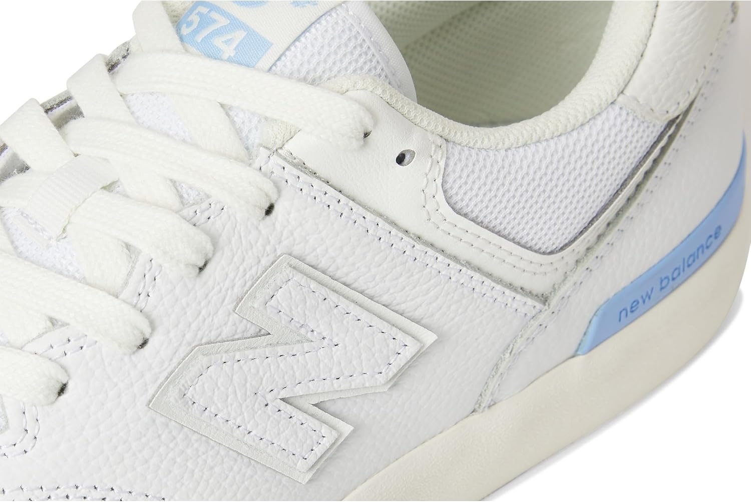 image:imageNew Balance UnisexAdult 574 VulcWhiteBaby Blue