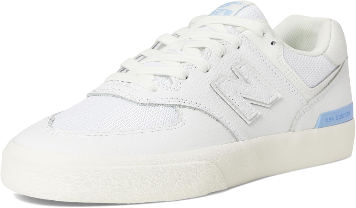 image:imageNew Balance UnisexAdult 574 VulcWhiteBaby Blue