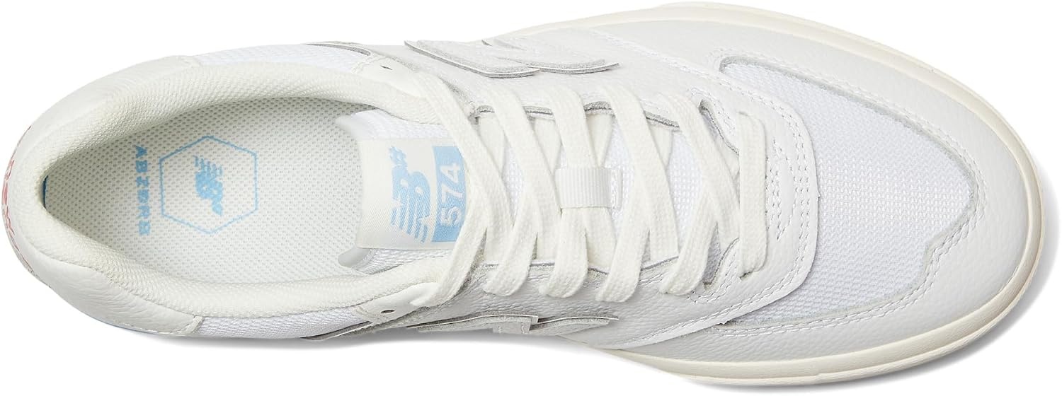 image:imageNew Balance UnisexAdult 574 VulcWhiteBaby Blue