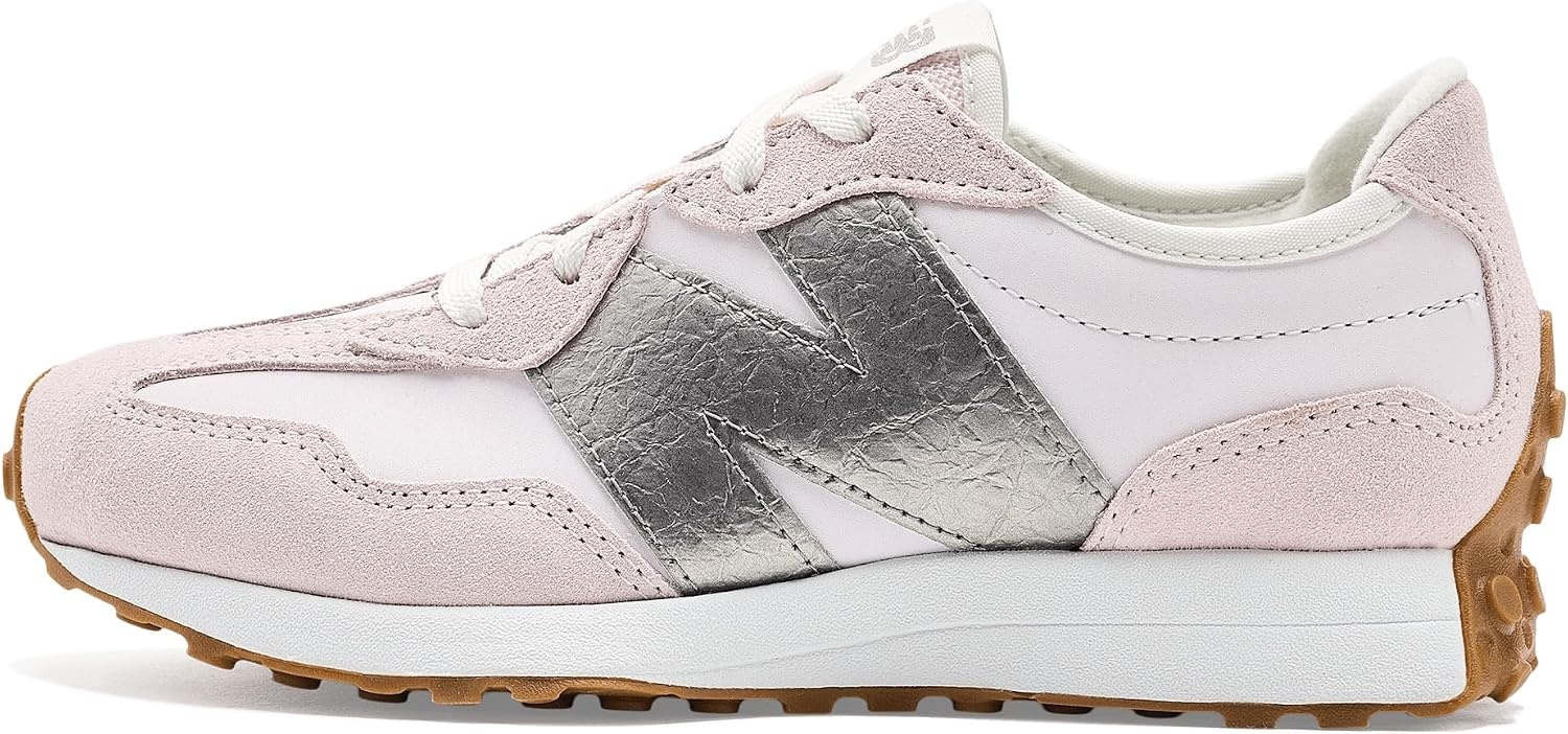 image:imageNew Balance UnisexChild 327 Big KidPink SaltDark Silver Metallic