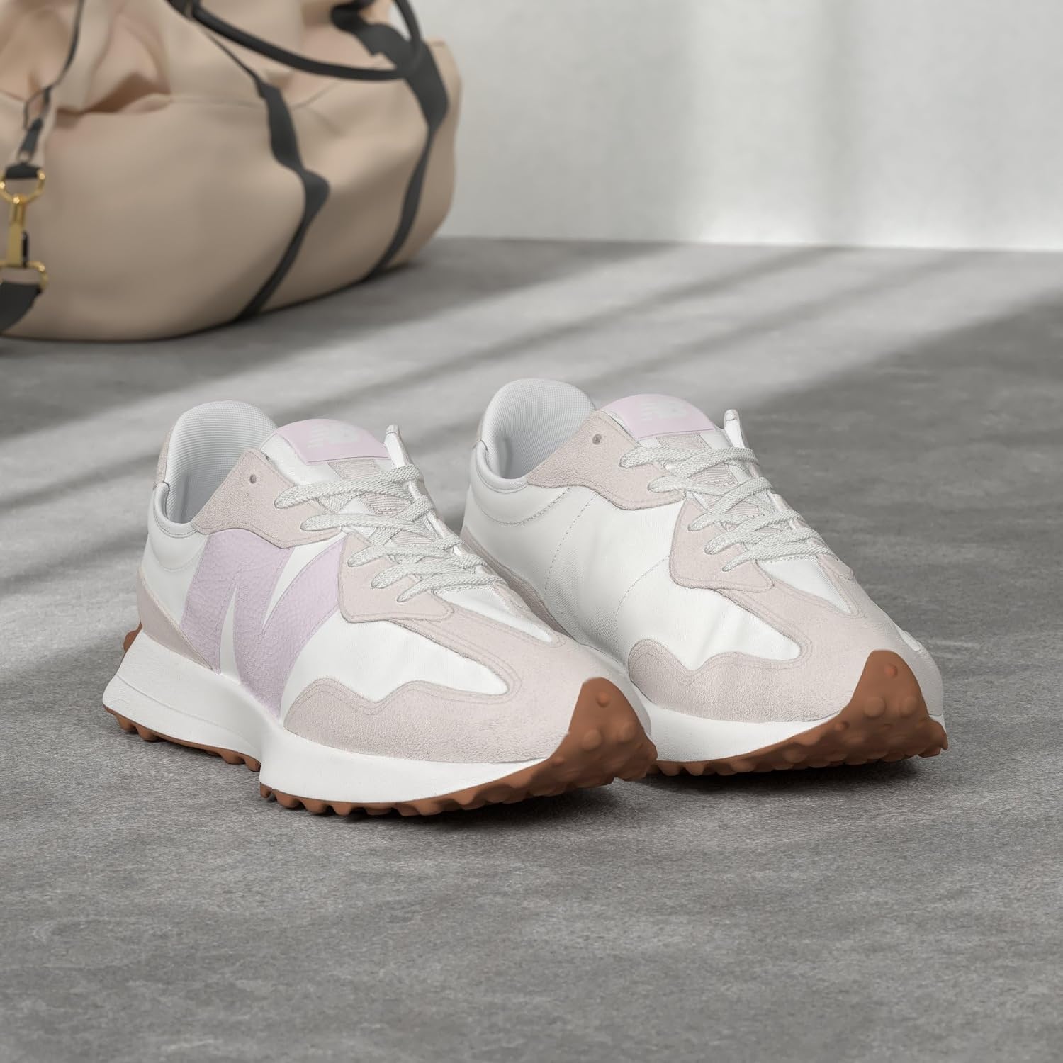 image:imageNew Balance Womens 327 SneakersMoonbeamDecember Sky