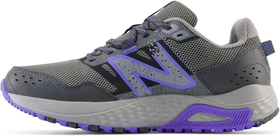image:imageNew Balance Womens 410v8 Trail Running ShoesShadow GreyElectric IndigoBlack