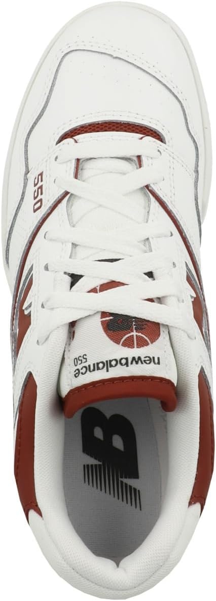 image:imageNew Balance Womens 550 SneakersWhiteRed
