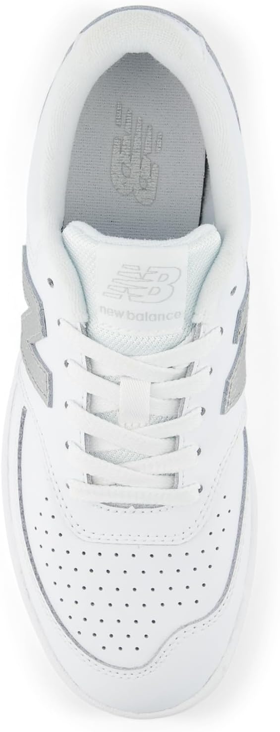 image:imageNew Balance Womens BB80 SneakerWhiteMetallic Silver