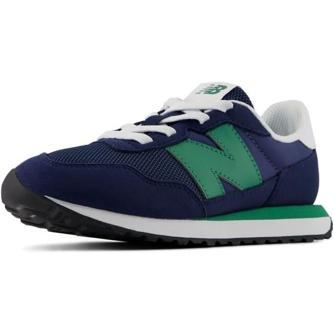 image:imageNew Balance Kids 237 Bungee Lace Sneaker Little KidNb NavyOutfield