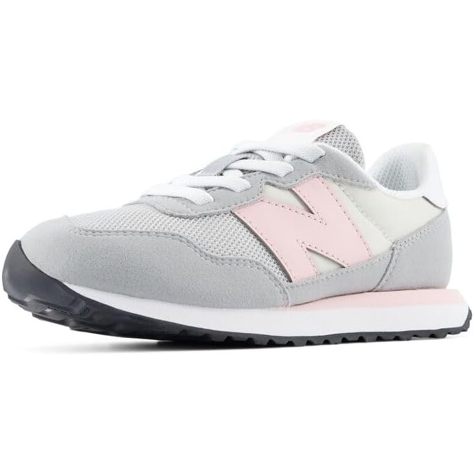 image:imageNew Balance Kids 237 Bungee Lace Sneaker Little KidRaincloudPink Chalk
