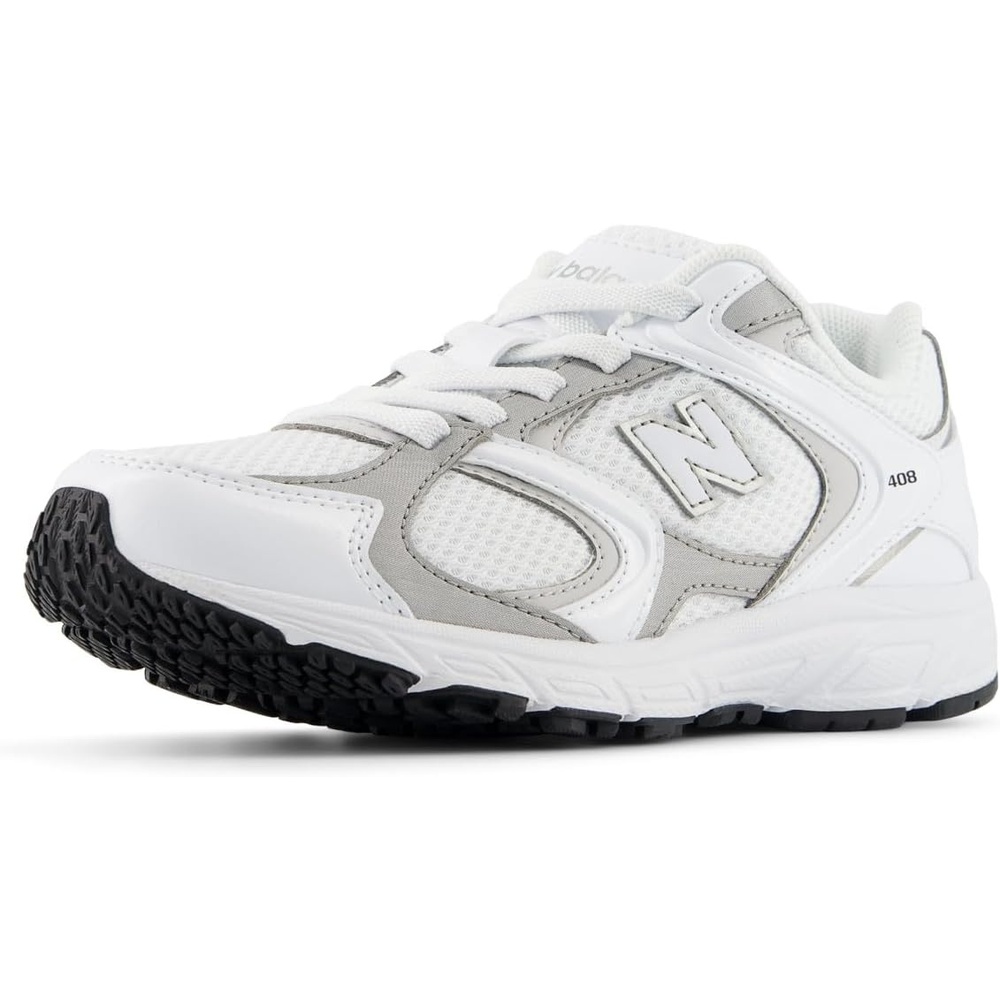 image:imageNew Balance Kids 408 Bungee LaceWhiteSilver Metallic