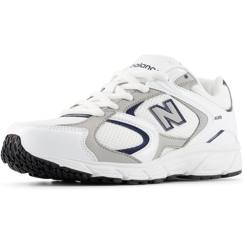 image:imageNew Balance Kids 408 V1 LaceupNb 103 WhiteNatural Indigo