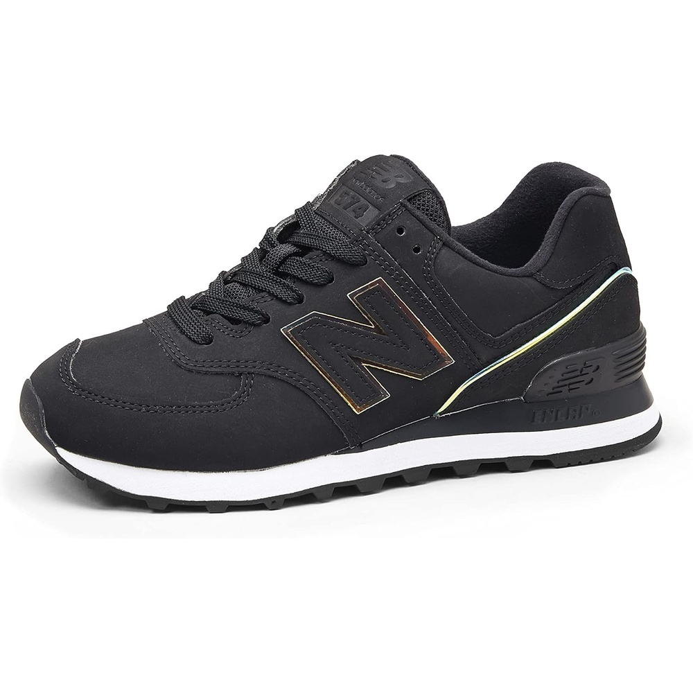 image:imageNew Balance Kids 574 Newb V2 Familiar Ground Hook and Loop SneakerBlack Black Clg