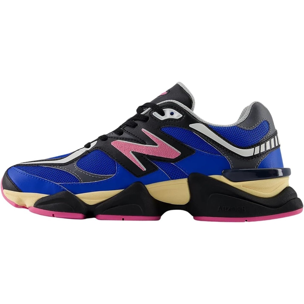 image:imageNew Balance Kids 574 Newb V2 Familiar Ground Hook and Loop SneakerBluePinkYellow