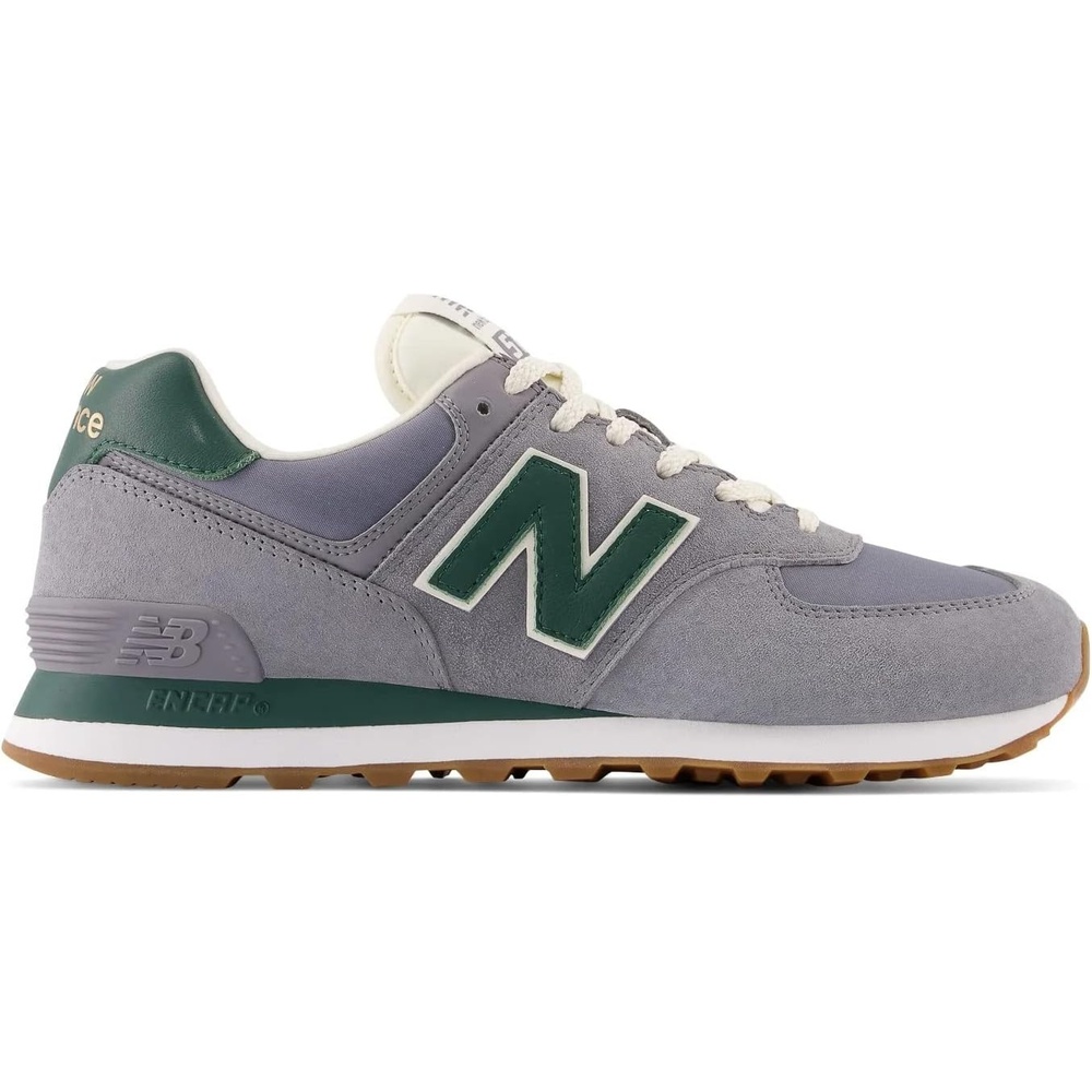 image:imageNew Balance Kids 574 Newb V2 Familiar Ground Hook and Loop SneakerGreygreen