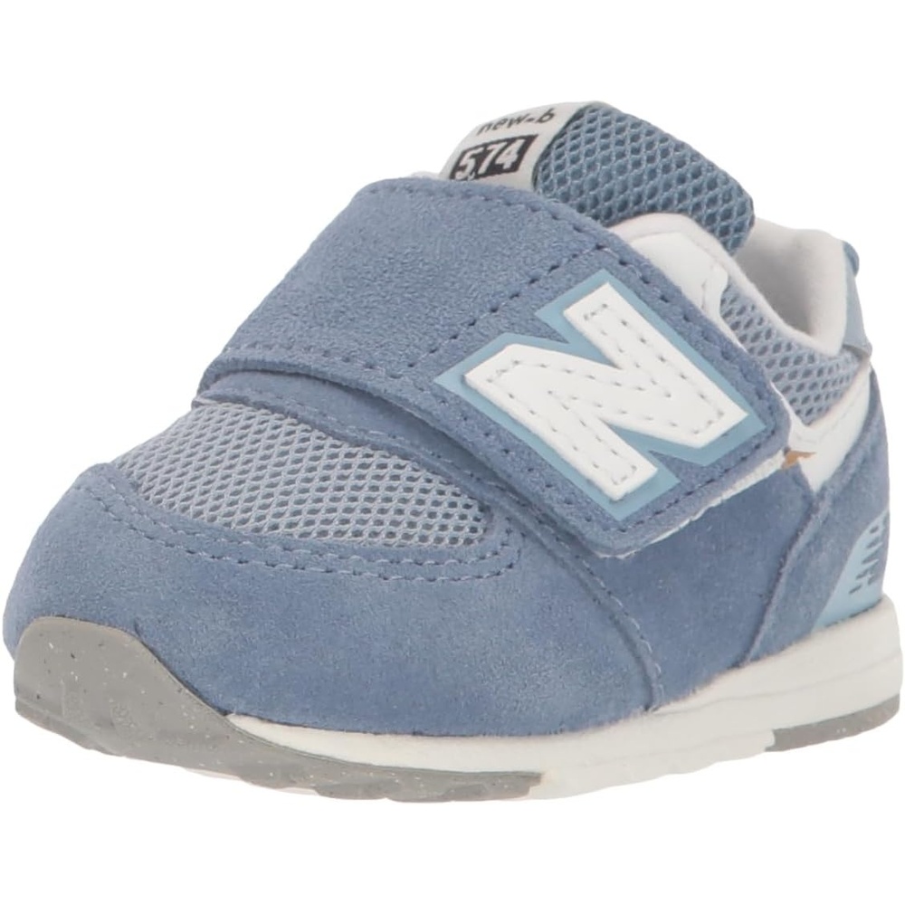 image:imageNew Balance Kids 574 Newb V2 Familiar Ground Hook and Loop SneakerMercury BlueWhite