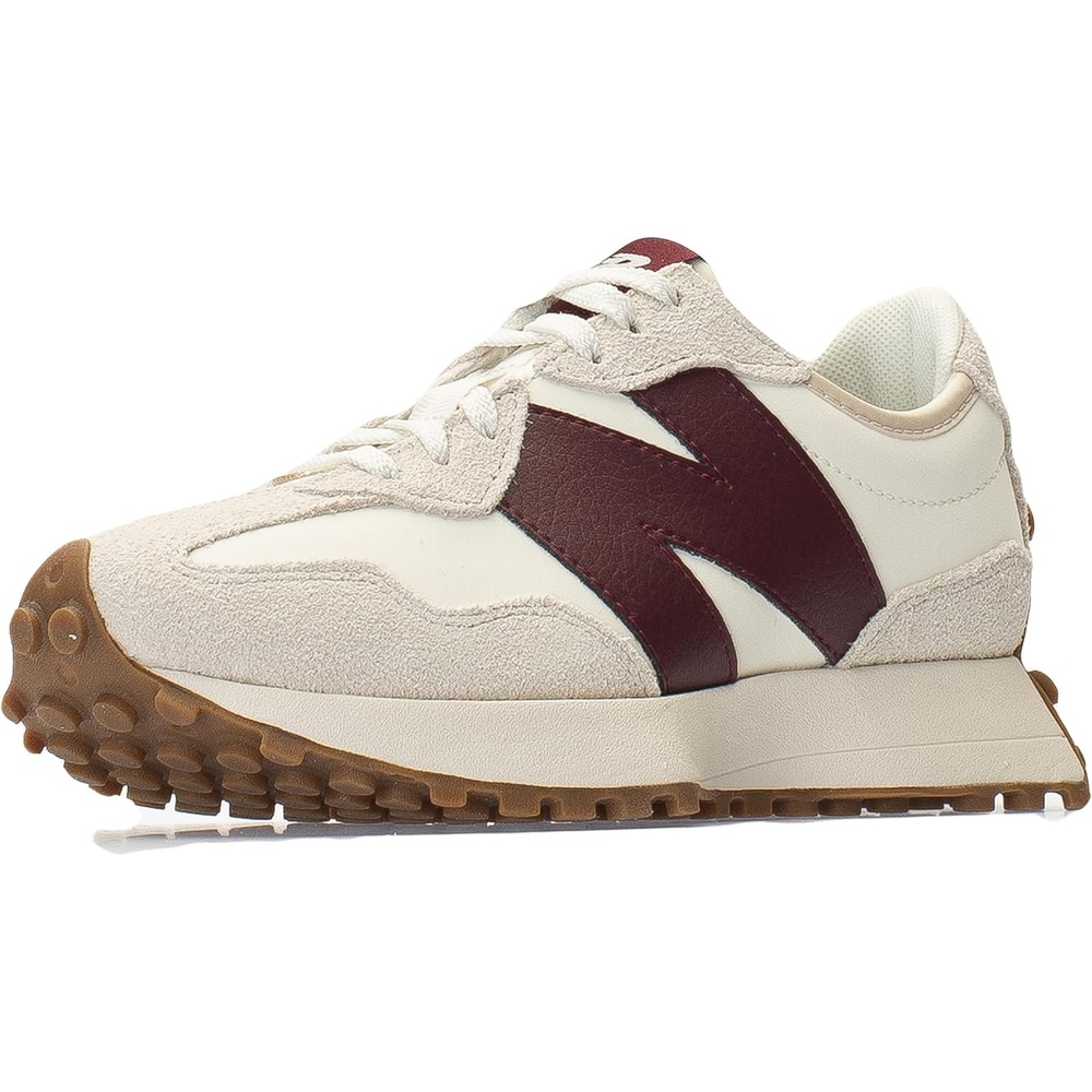 image:imageNew Balance Kids 574 Newb V2 Familiar Ground Hook and Loop SneakerMoonbeamClassic Burgundy