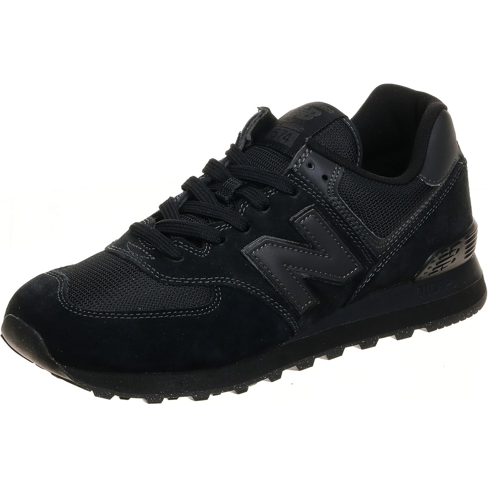 image:imageNew Balance Kids 574 Newb V2 Familiar Ground Hook and Loop SneakerTriple Black Eve Dark