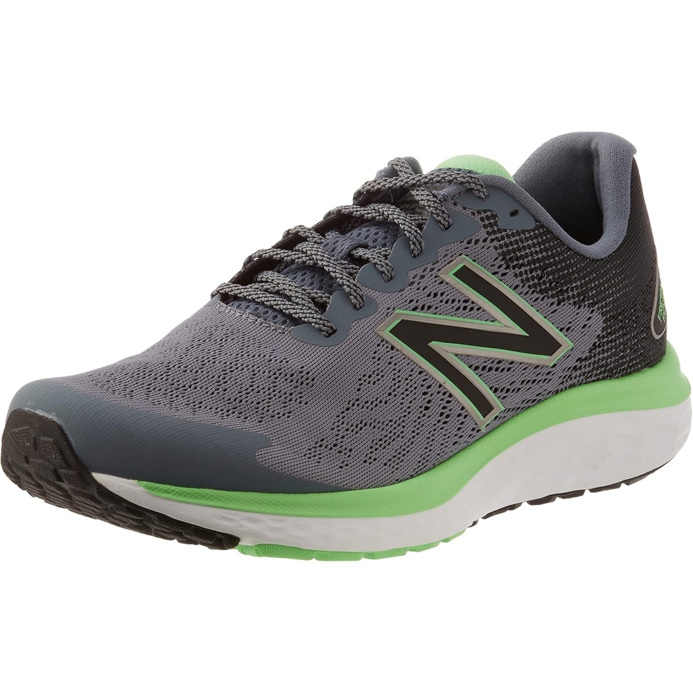image:imageNew Balance Mens Fresh Foam V1 Slide SandalOcean GreyBlackVibrant Spring
