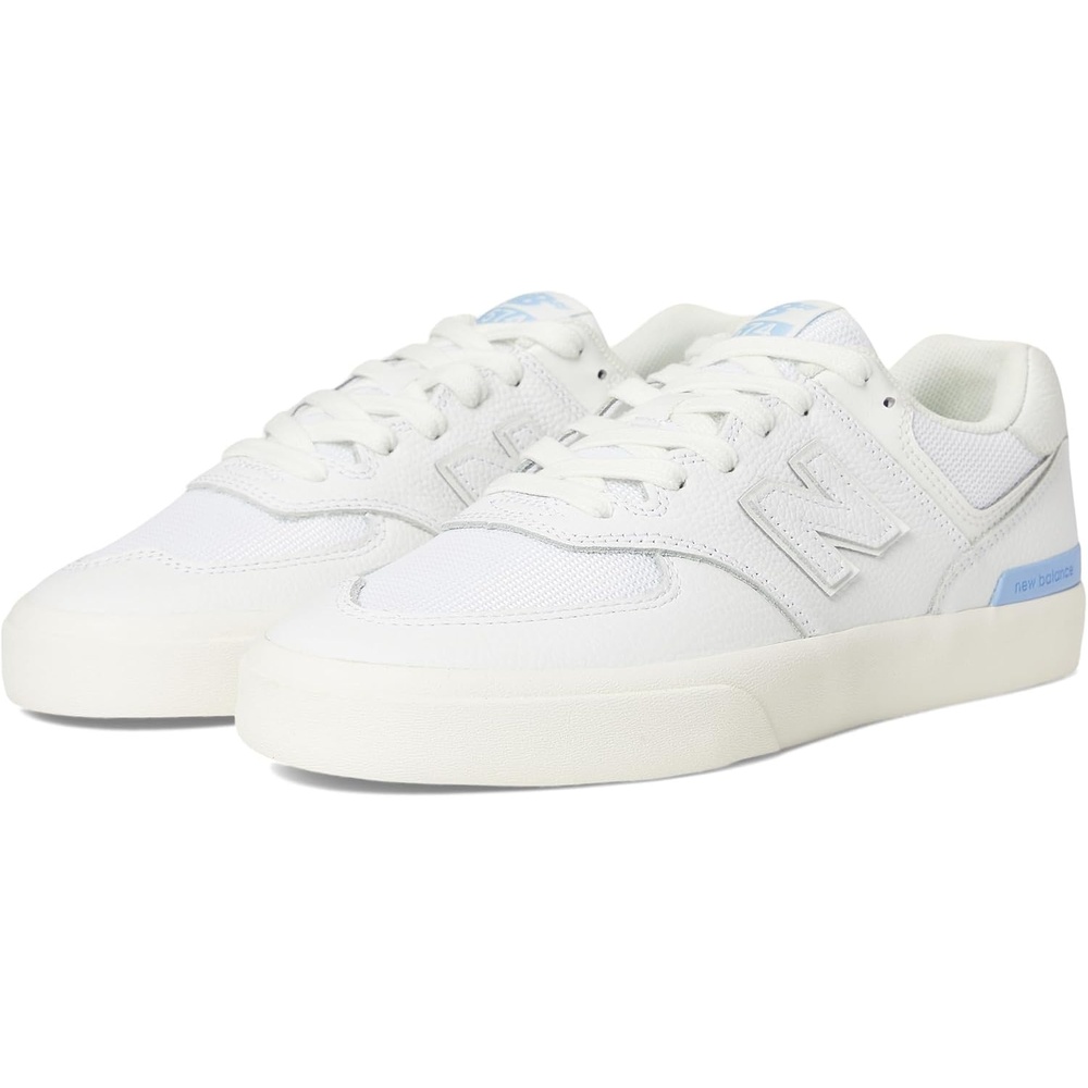 image:imageNew Balance UnisexAdult 574 VulcWhiteBaby Blue