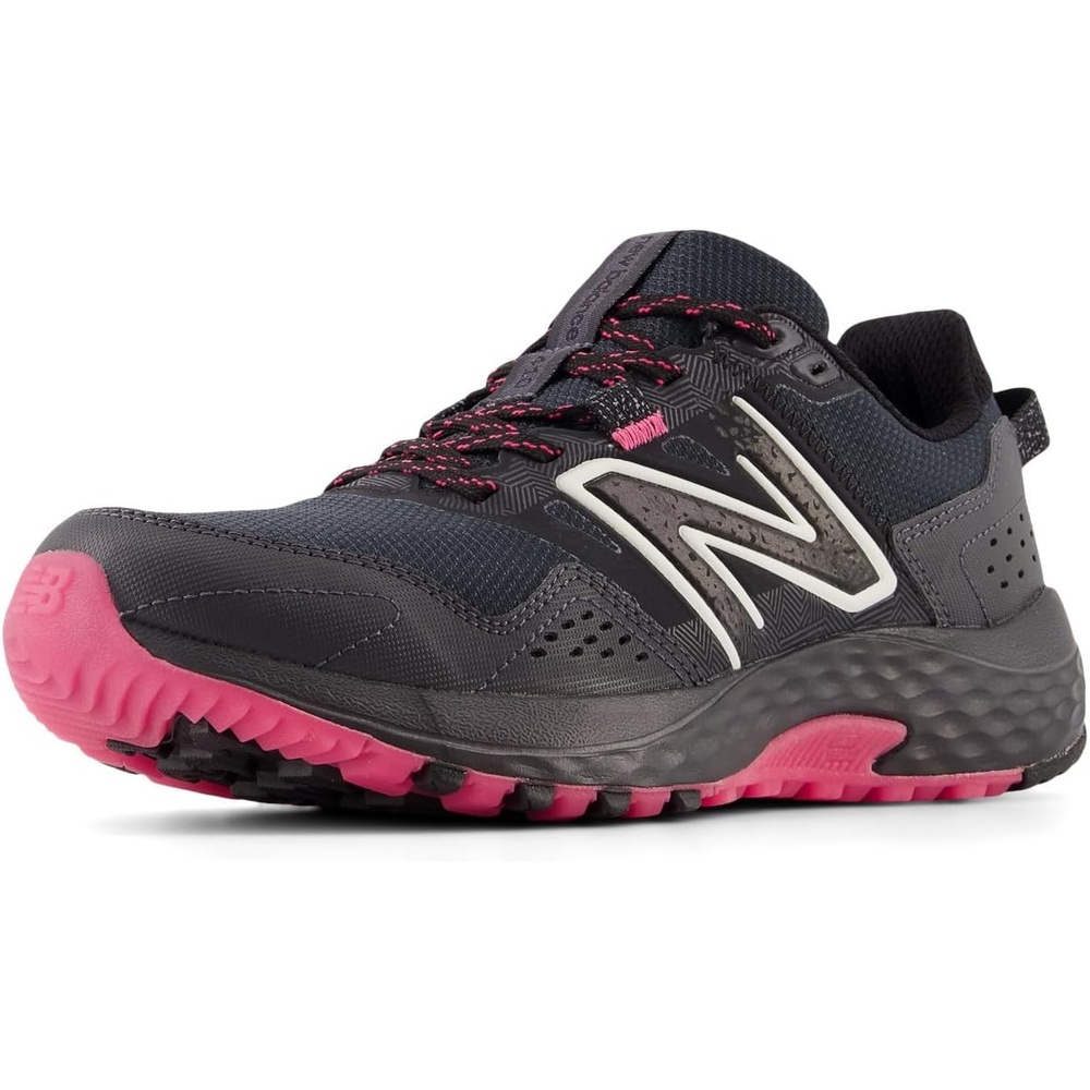 image:imageNew Balance Womens 410v8 Trail Running ShoesBlackHipinkPhantom