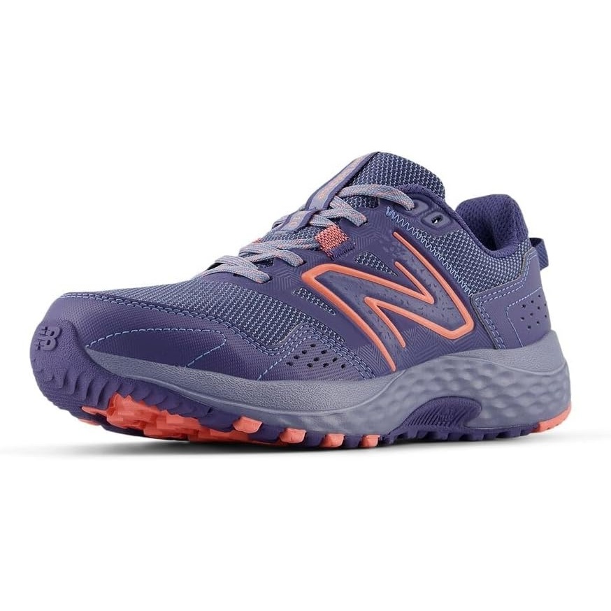 image:imageNew Balance Womens 410v8 Trail Running ShoesDream StateSunfade RedDusk Shower