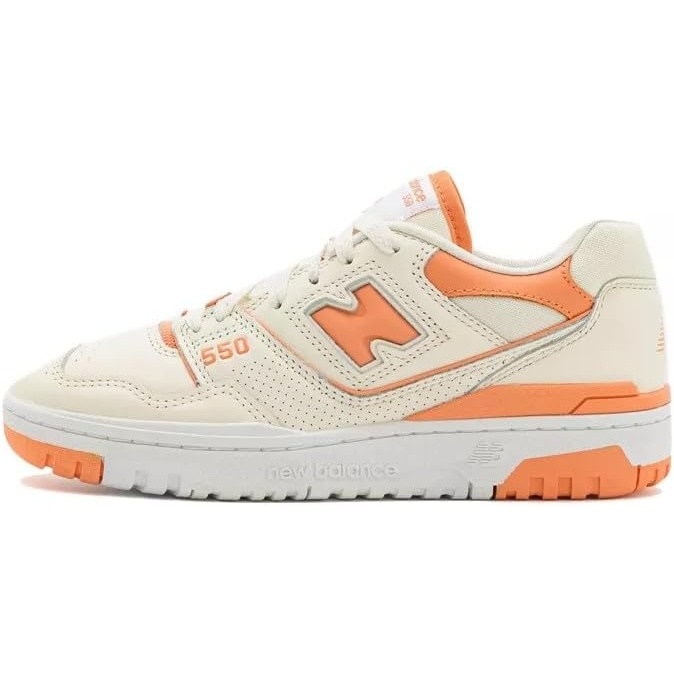 image:imageNew Balance Womens 550 SneakersAngoraCopperWhite