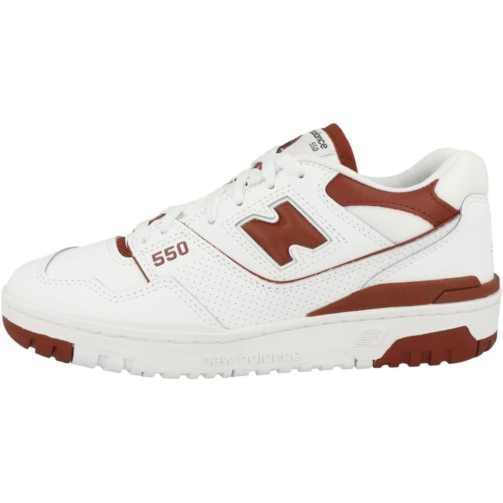image:imageNew Balance Womens 550 SneakersWhiteRed