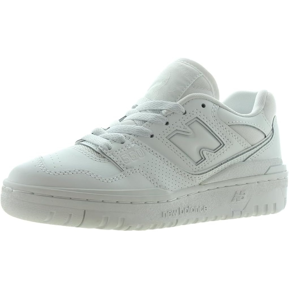 image:imageNew Balance Womens 550 SneakersWhiteWhiteWhite