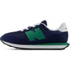 New Balance Kid’s 237 Bungee Lace Sneaker (Little Kid)(Nb Navy/Outfield)