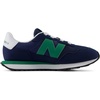 New Balance Kid’s 237 Bungee Lace Sneaker (Little Kid)(Nb Navy/Outfield)