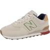 New Balance Kids 574 New-b V2 Familiar Ground Hook and Loop Sneaker(Beige)