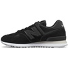 New Balance Kids 574 New-b V2 Familiar Ground Hook and Loop Sneaker(Black Black Black Eta)