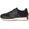 New Balance Kids 574 New-b V2 Familiar Ground Hook and Loop Sneaker(Black/Gum)