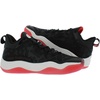 New Balance Kids 574 New-b V2 Familiar Ground Hook and Loop Sneaker(Black/Red)